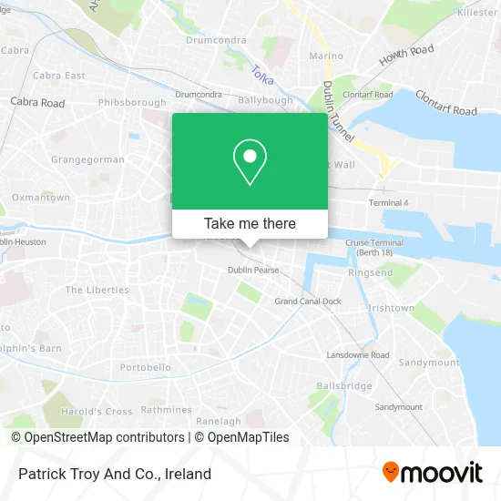 Patrick Troy And Co. map