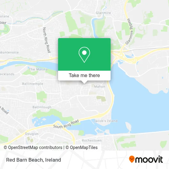 Red Barn Beach map