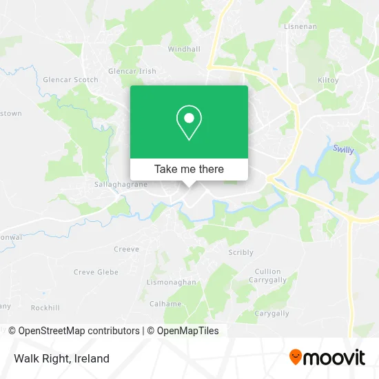 Walk Right map