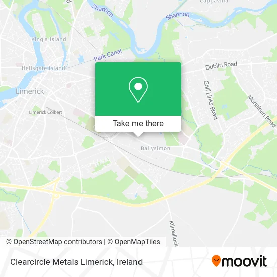 Clearcircle Metals Limerick map