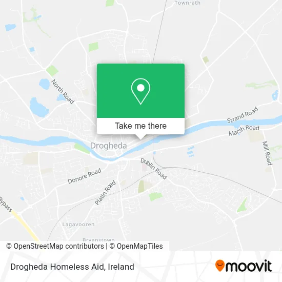Drogheda Homeless Aid map