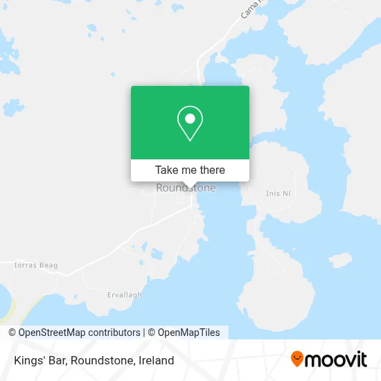 Kings' Bar, Roundstone map