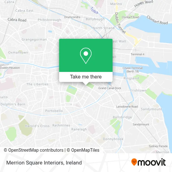 Merrion Square Interiors map