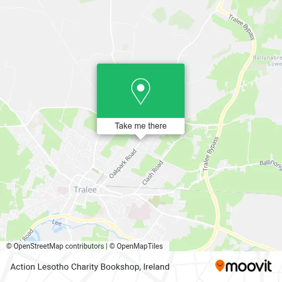 Action Lesotho Charity Bookshop map