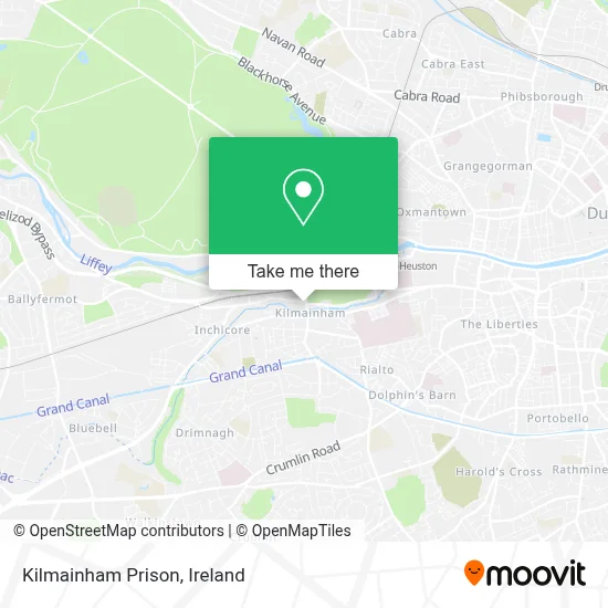 Kilmainham Prison map