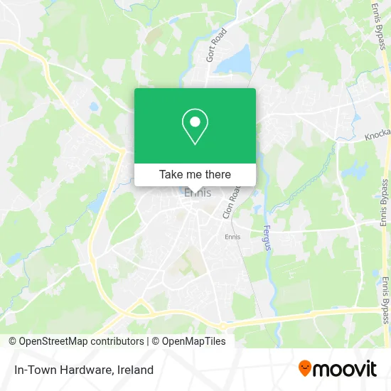 In-Town Hardware map