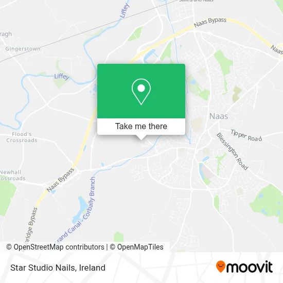 Star Studio Nails map
