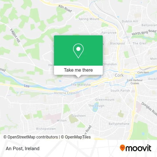 An Post map