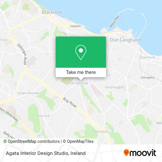 Agata Interior Design Studio map