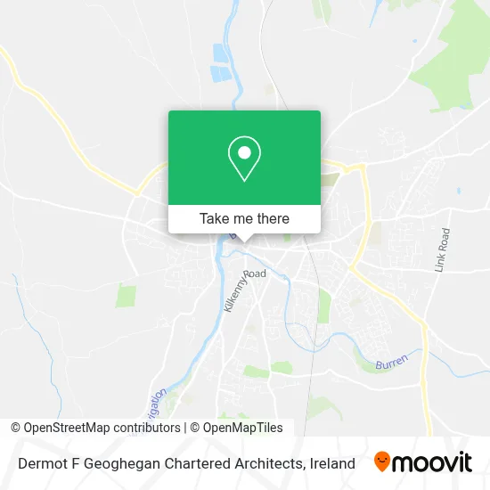 Dermot F Geoghegan Chartered Architects map