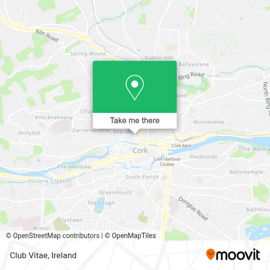 Club Vitae map