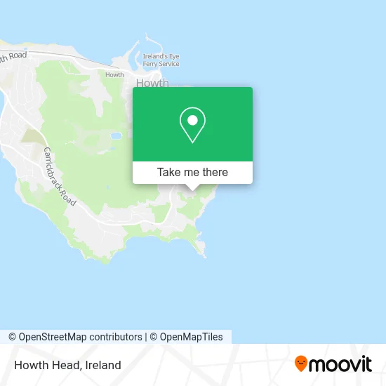 Howth Head map