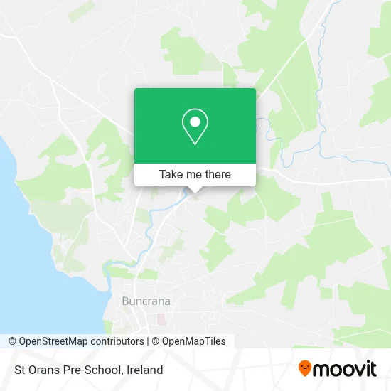 St Orans Pre-School map