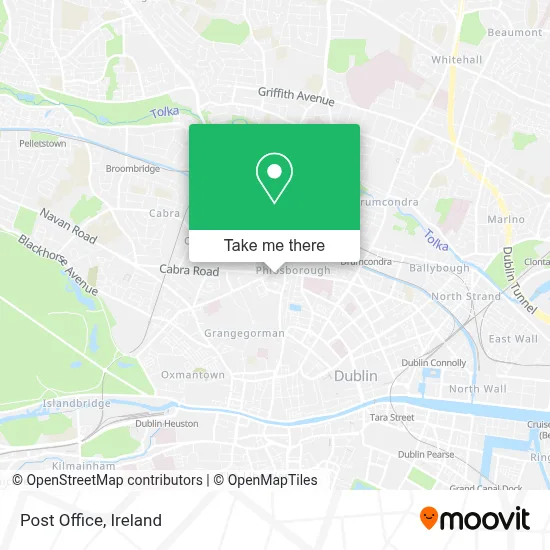 Post Office map