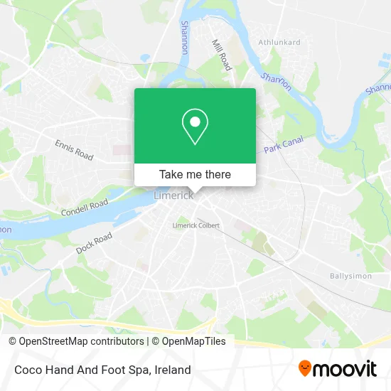 Coco Hand And Foot Spa map