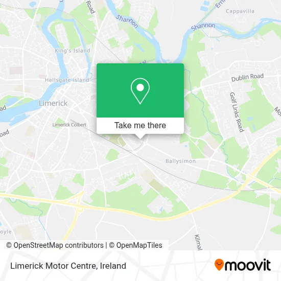 Limerick Motor Centre map