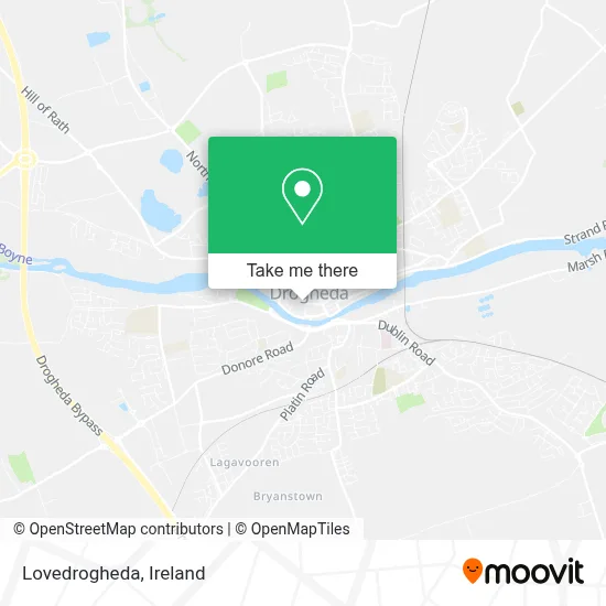 Lovedrogheda map