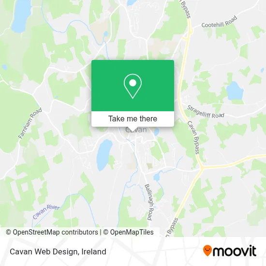Cavan Web Design map