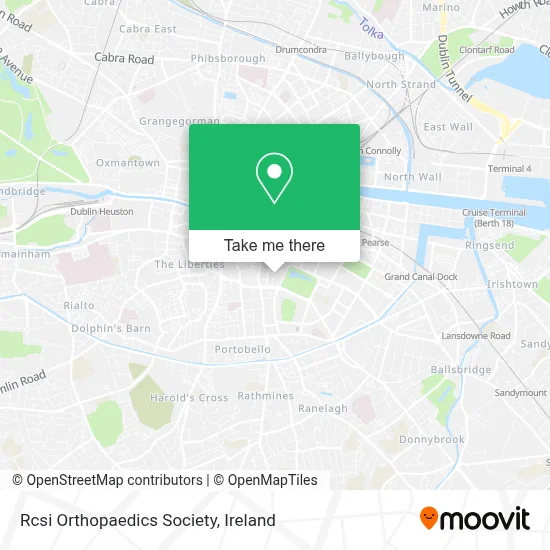 Rcsi Orthopaedics Society map