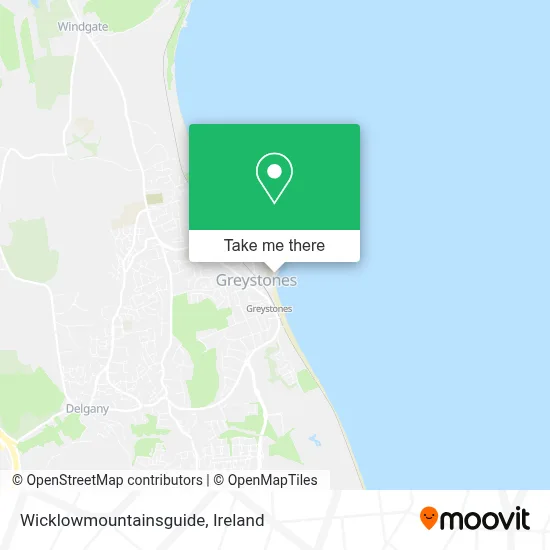 Wicklowmountainsguide map