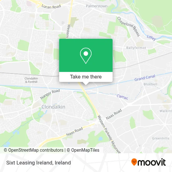 Sixt Leasing Ireland map