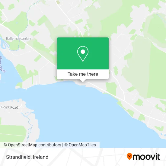Strandfield map
