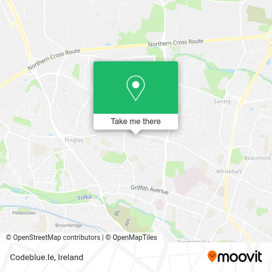 Codeblue.Ie map