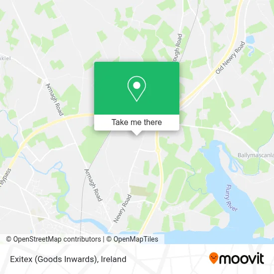 Exitex (Goods Inwards) map