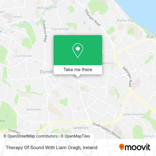 Therapy Of Sound With Liam Oragh map