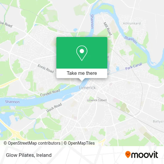 Glow Pilates map