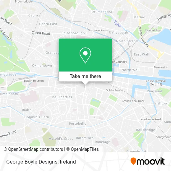 George Boyle Designs map