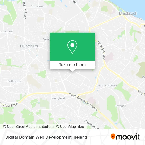 Digital Domain Web Development map