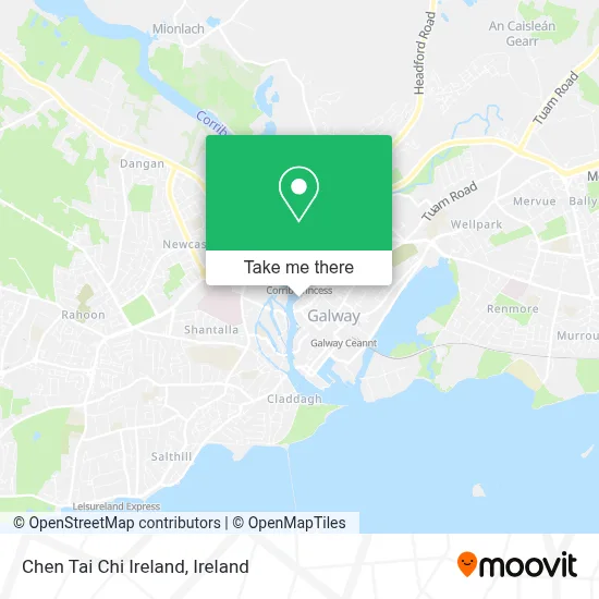Chen Tai Chi Ireland map