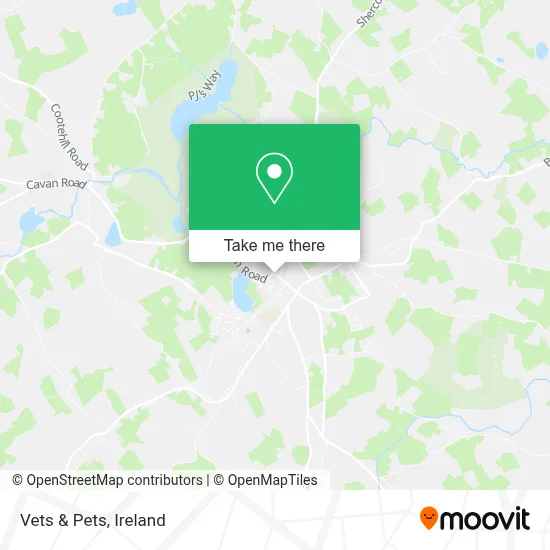 Vets & Pets map