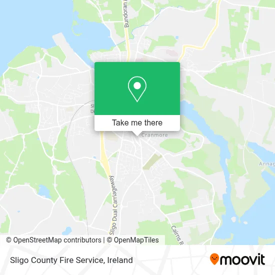 Sligo County Fire Service map