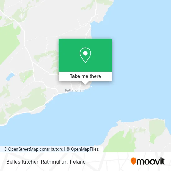 Belles Kitchen Rathmullan map
