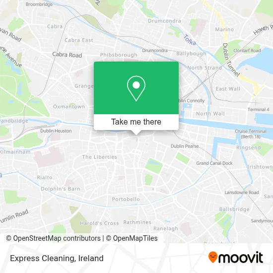 Express Cleaning map