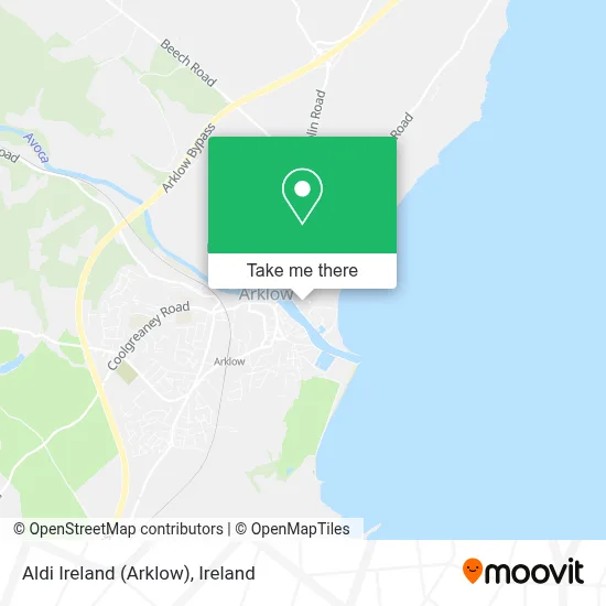 Aldi Ireland (Arklow) map