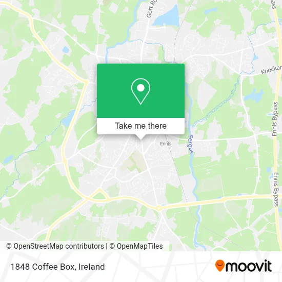 1848 Coffee Box map