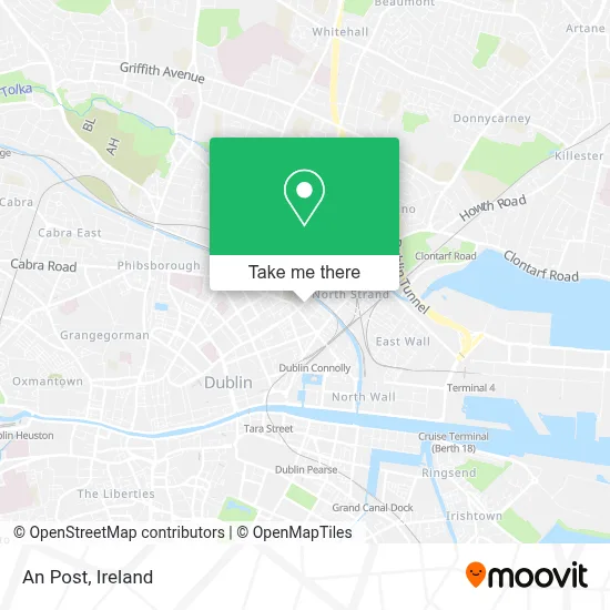 An Post map