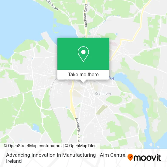 Advancing Innovation In Manufacturing - Aim Centre map