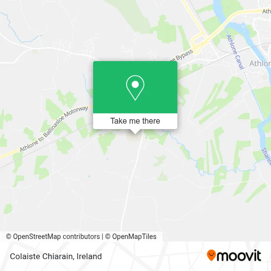 Colaiste Chiarain map