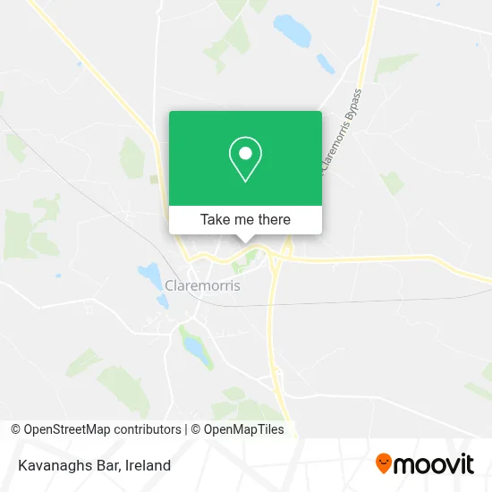 Kavanaghs Bar map