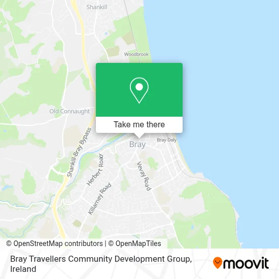 Bray Travellers Community Development Group map