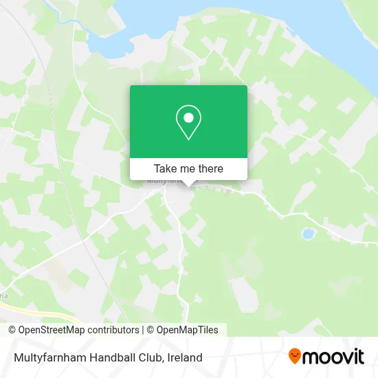 Multyfarnham Handball Club map