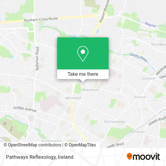 Pathways Reflexology map