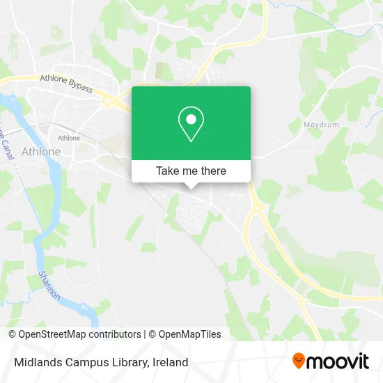 Midlands Campus Library map