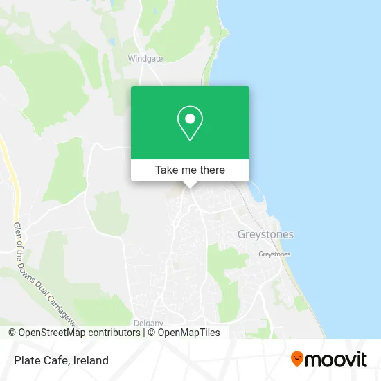 Plate Cafe map
