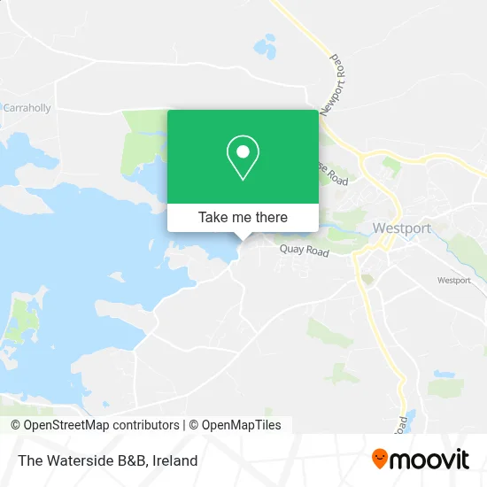 The Waterside B&B map