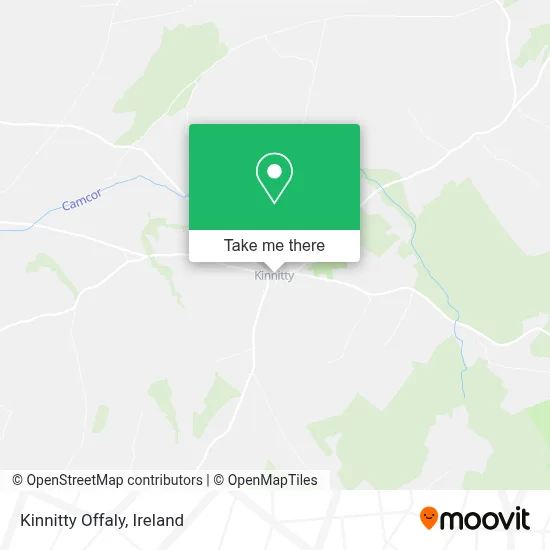Kinnitty Offaly map